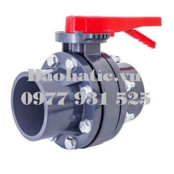 Van bướm mặt bích PVC D60, D75, D90, D110, D114, D125, D140, D160, D200, D250, D280, D315, D355, D400, D450, D500